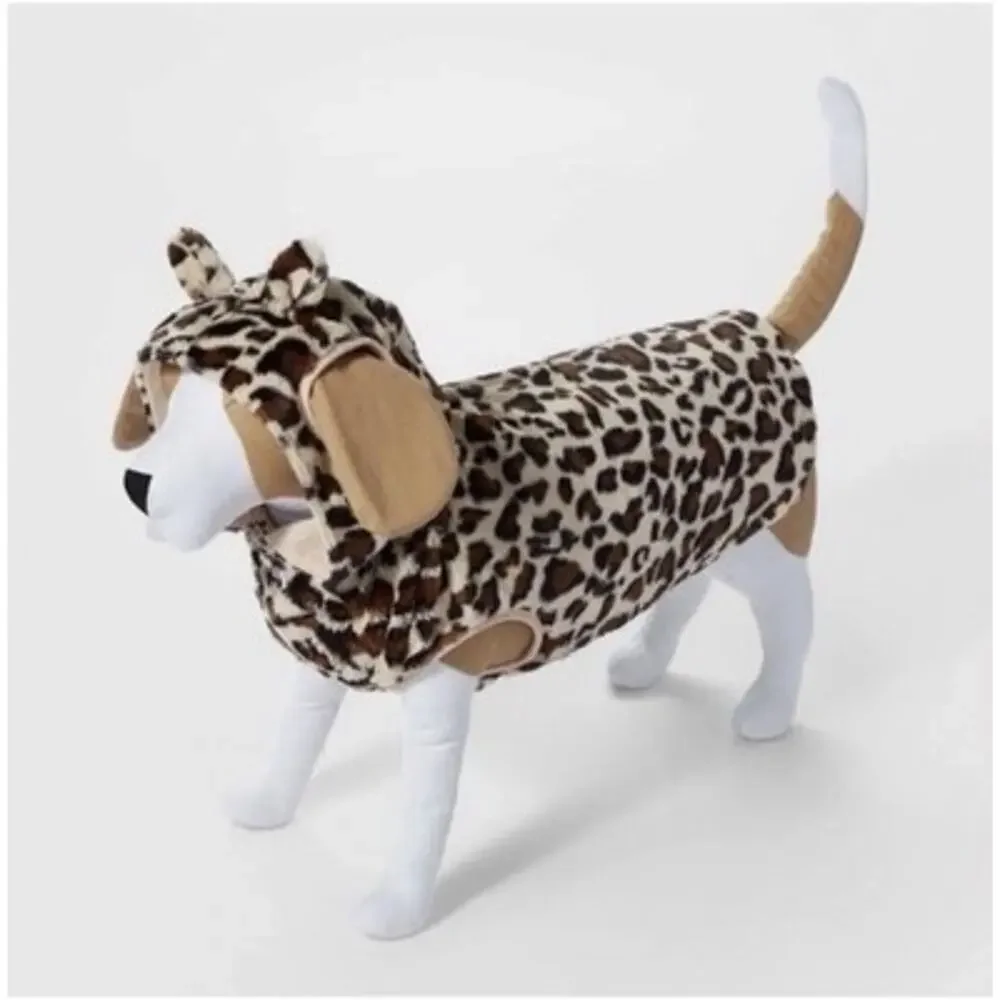 Hyde & EEK! Boutique Halloween Leopard Cat and Dog Hoodie Costume XS